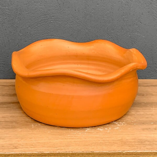 Vaso de Barro Bacia Ceramica P (15x37cm)