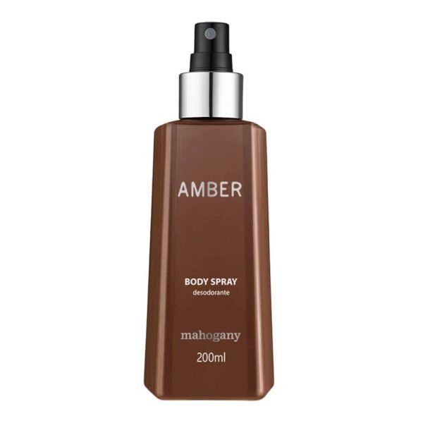 Body Spray Masculino Amber 200 Ml Mahogany