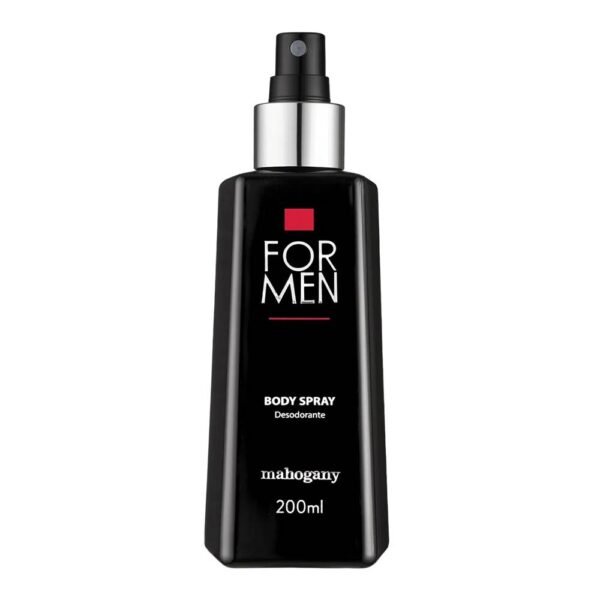 Body Spray Masculino For Men 200 Ml Mahogany