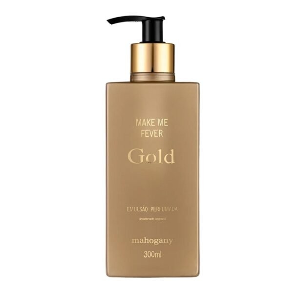 Hidratante Corporal Make Me Fever Gold 300 Ml Mahogany