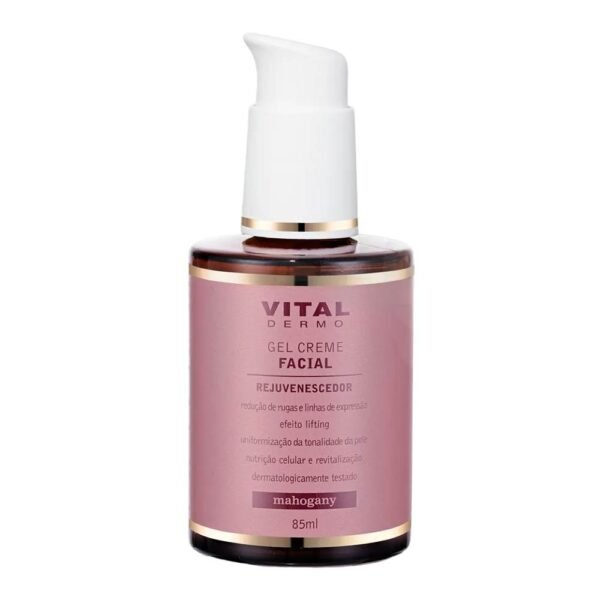Hidratante Facial Gel Rejuvenescedor Vital Dermo 85 Ml Mahogany