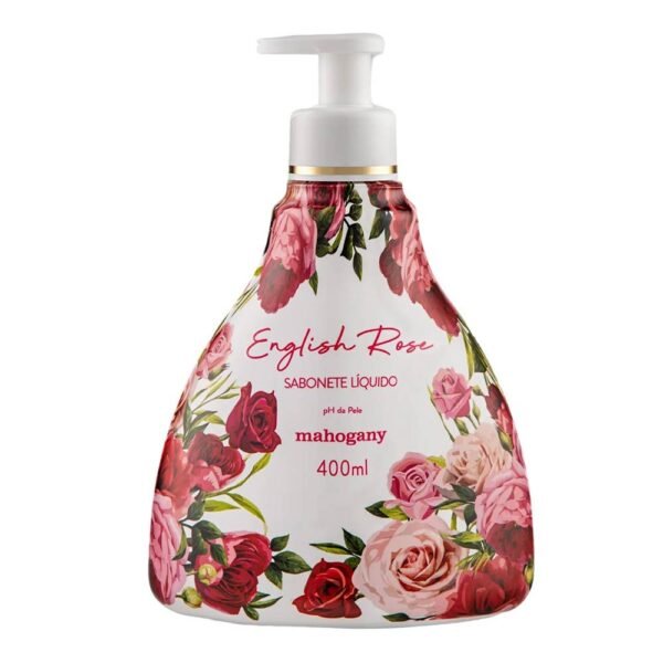 Sabonete Liquido English Rose 400 Ml Mahogany