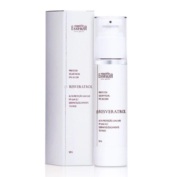 Protetor Solar Facial FPS30 Com Resveratrol 50G Essenza