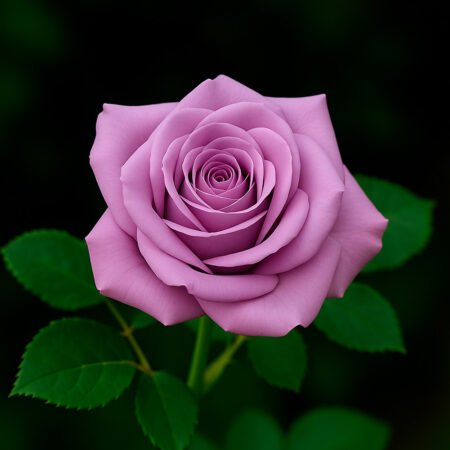 Muda Rosa De Torrão Azul Prateada