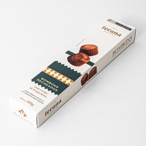 Bombons Recheados com Creme de Brigadeiro 60g Ferana