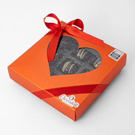 CD100337 CAIXA VISOR CORACAO 9 BOMBONS 130G