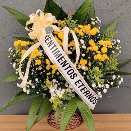 Corbélia Baixa Flores Mistas (80cm)