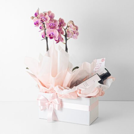 Cesta Orquidea P09 + Hidratante Mahogany - Dia da Mulher 2026