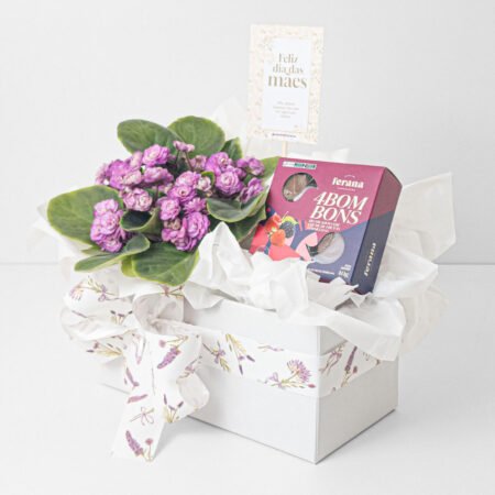 Cesta Violeta + Bombons • Dia Das Mães 2026