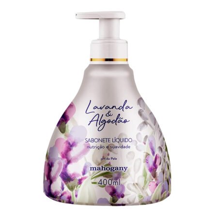Sabonete Liquido Lavanda E Algodao 400 Ml Mahogany