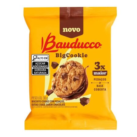 Biscoito Cookies BigCookie Original Bauducco 30g