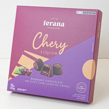 Estojo Bombons com Licor de Cereja Ferana 90g
