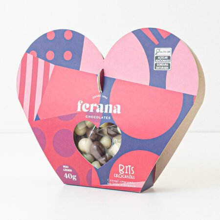 Coração com Bits Crocantes Ferana 40g