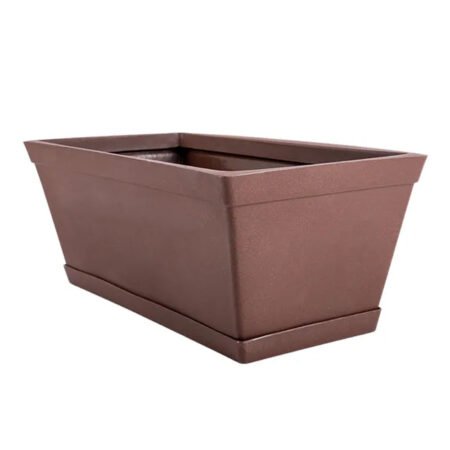 Vaso Floreira Trapezio Classico 30 Argila Vasap