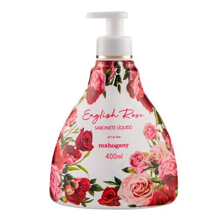 Sabonete Liquido English Rose 400ml Mahogany