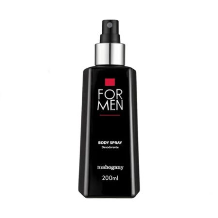 Body Spray Masculino For Men 200ml Mahogany