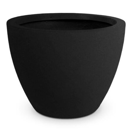 Vaso Cone Baixo 36 Preto Absoluto Vasap
