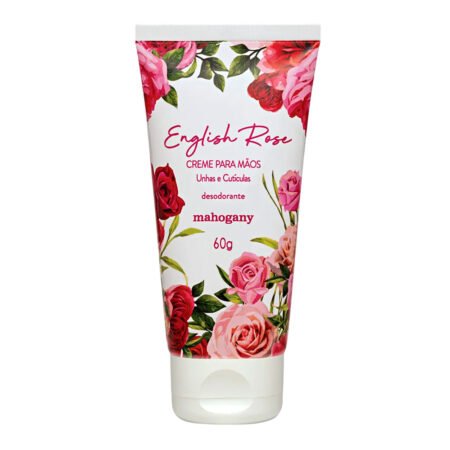 Hidratante Para Mãos English Rose 60G Mahogany
