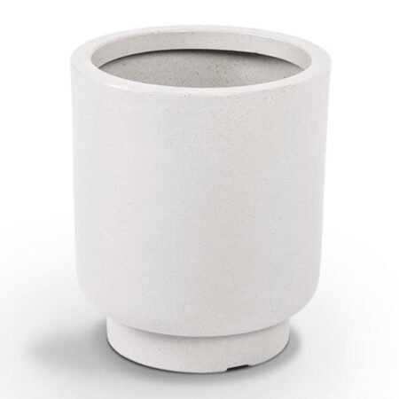 Vaso Cumbuca Alongada M Branco Marmore Vasap