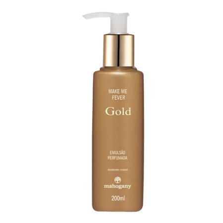 Hidratante Corporal Make Me Fever Gold 200ml Mahogany